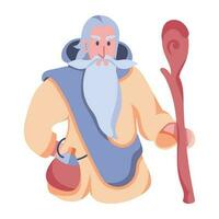 Trendy Gandalf Concepts vector