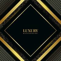 Golden Luxury abastract lineart background design vector