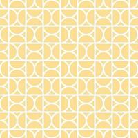 Seamless Mid-century geometric, modern style pattern of simple half-circles. Design for celebration prints, scrapbooking, nursery decor, home decor, paper crafts, invitation design, textile. vector