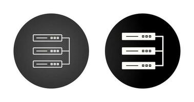 icono de vector de centro de datos