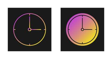 icono de vector de reloj