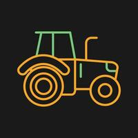 icono de vector de tractor