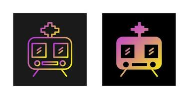 icono de vector de tren