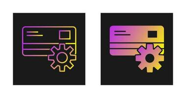 Payment Setting Vector Icon