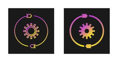 icono de vector de configuración de conversión