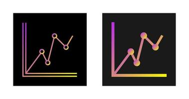 Statistical Graph Vector Icon