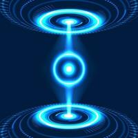 Technology background data connection brings data from the internet network to use. and also forwarded that takes time to combine in a short time. Technology circle with the circle light vector