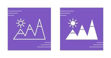 Mountains Vector Icon