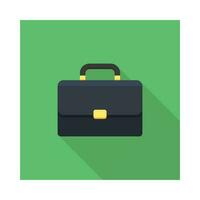 Briefcase icon vector isolated. Flat style vector illustration.
