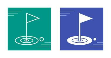 icono de vector de golf