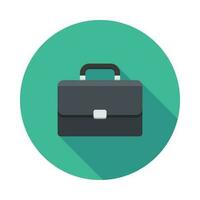 Briefcase icon vector isolated. Flat style vector illustration.