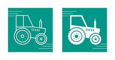 icono de vector de tractor