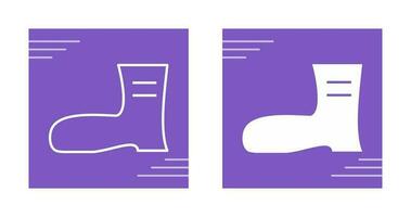 Construction boots Vector Icon