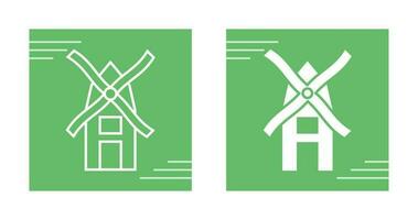 Windmill Vector Icon