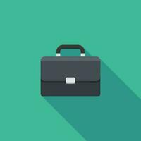 Briefcase icon vector isolated. Flat style vector illustration.