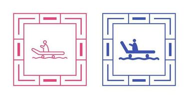 Riding Sled Vector Icon