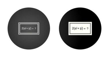 Solving Formula Vector Icon