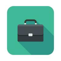 Briefcase icon vector isolated. Flat style vector illustration.