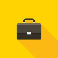 Briefcase icon vector isolated. Flat style vector illustration.