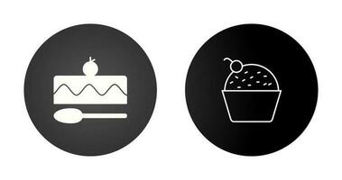 Chocolate Cupcake Vector Icon