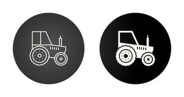 icono de vector de tractor