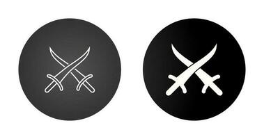 Sword Fighting Vector Icon