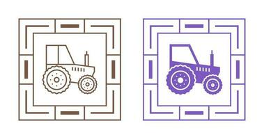 icono de vector de tractor