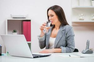 A woman in her office photo