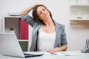 A woman in her office photo