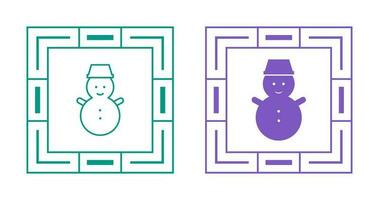 Snowman Vector Icon