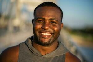 Portrait of an African American man photo