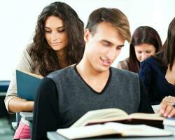 Students in a classroom photo