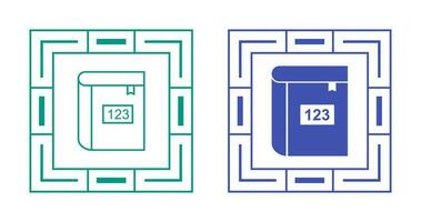 Math Book Vector Icon