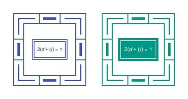 Solving Formula Vector Icon