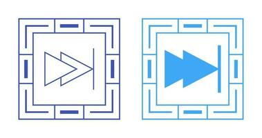 Move to End Vector Icon