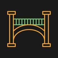 icono de vector de puente