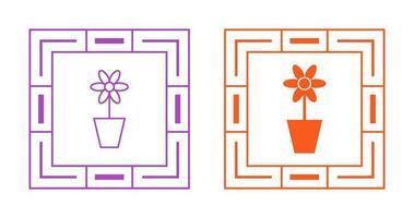 Flower Pot Vector Icon