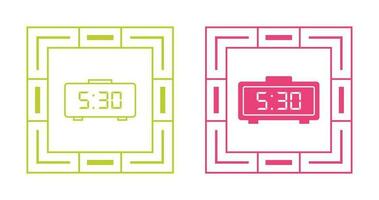 Digital Clock Vector Icon