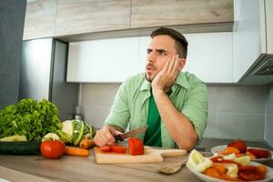 A man cooking photo