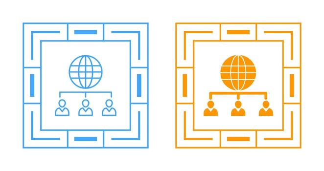 Web ClientServer Vector Icon