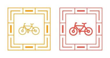 icono de vector de bicicleta