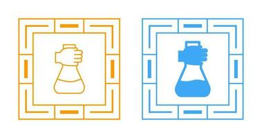 Holding Flask Vector Icon
