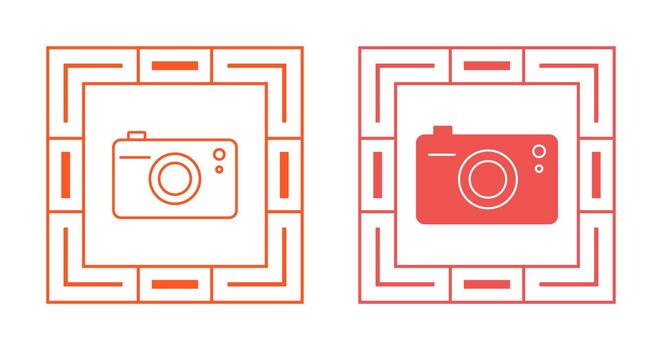 icono de vector de camara