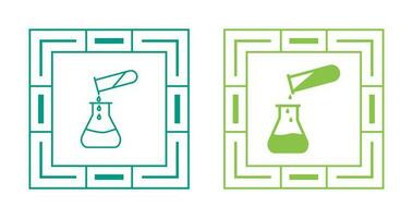 Pouring Chemical Vector Icon