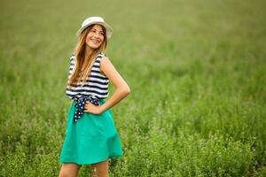 A woman who spends her time in nature photo