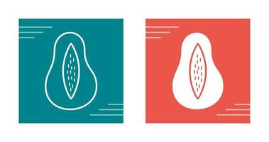 Papaya Vector Icon