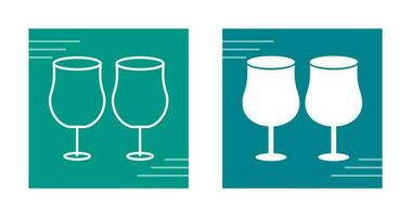 Party Glasses Vector Icon