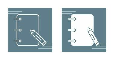 Paper and Pencils Vector Icon