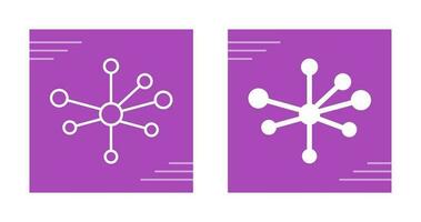 Molecular Structure Vector Icon