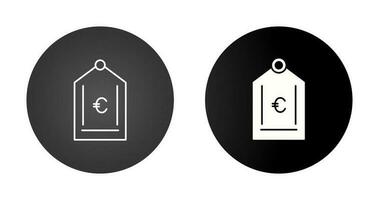 Euro Tag Vector Icon